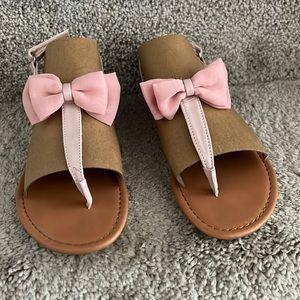Brand new pink girls sandals